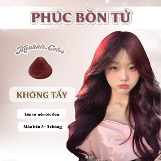 Thuốc nhuộm tóc, Thuốc nhuộm tóc màu PHÚC BỒN TỬ, Mouhair, tặng oxi trợ dưỡng,bao tay, mũ trùm, bịt tai.