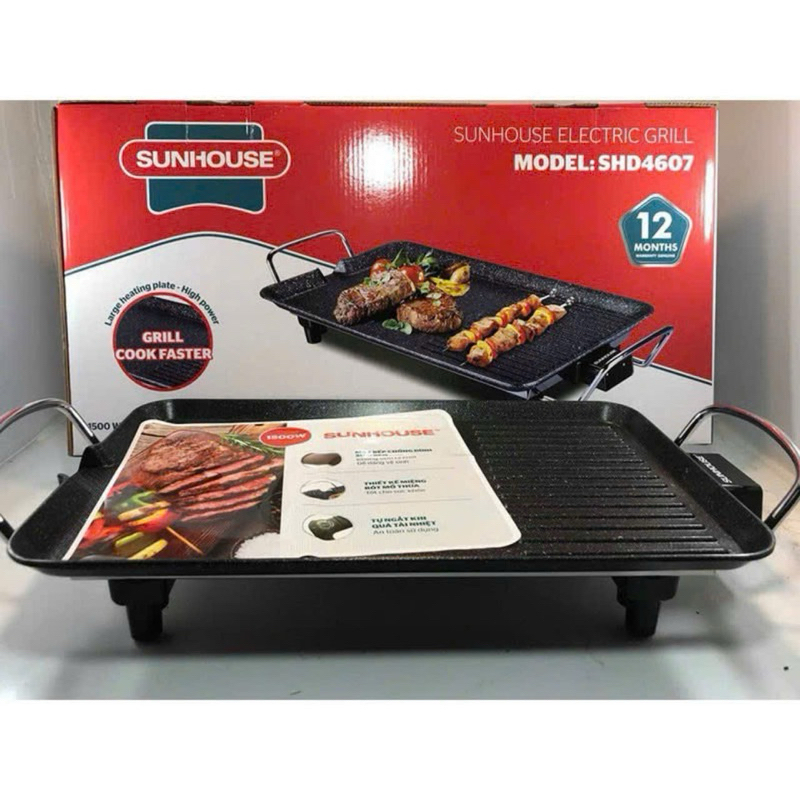 🔥FREESHIP🔥💨Bếp Nướng Điện Không Khói SUNHOUSE 4607 [ Giá Tốt]💯