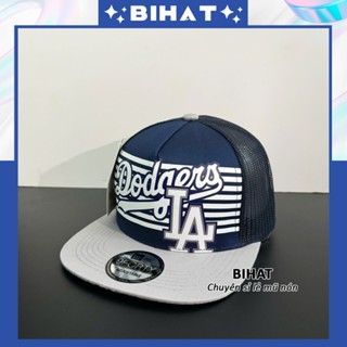 Mũ snapback Nam khóa nút phối 7 màu,  Nón hiphop bít đuôi có tem L,A - thời trang nam MU391