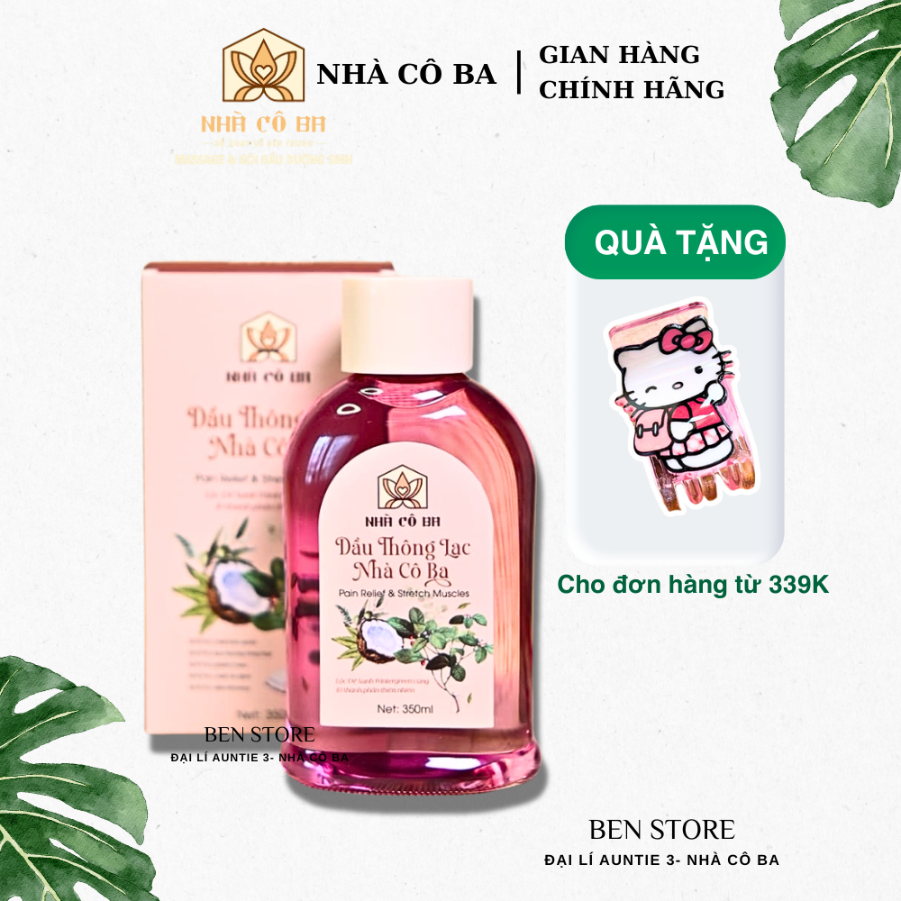 Dầu thông lạc  Nhà cô ba - 350ml