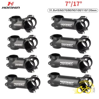 Pô tăng nhôm nhẹ xe đạp HOMHIN 31.8mm - Nhiều Cỡ 45mm -> 120mm 7 Độ 17 Độ