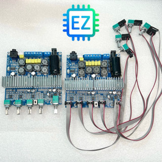 Mạch khuếch đại âm thanh Gemaudio TPA3116D2 2.1 2x50W+1x100W bluetooth 5.0, bản cũ đủ linh kiện