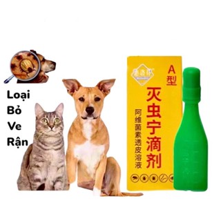 NHỎ GÁY VE RẬN CHO CHÓ MÈO