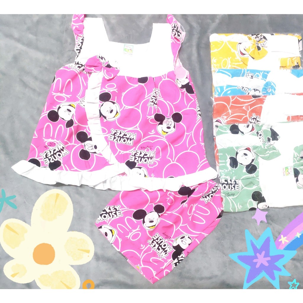 Combo 4 Bộ Lụa Cánh Tiên Bé Lớn (18-22kg) ( 4 bộ 4 màu khác nhau)