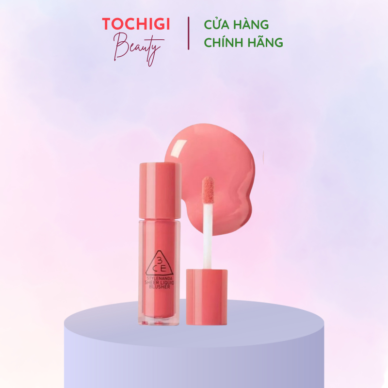 Má hồng 3CE Velvet Liquid Blusher 3CE Sheer Liquid Blusher