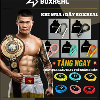 Combo Dây Nhảy Tốc Độ BOXREAL 6mm + Dây Thay Thế - PVC Rope - Dây Nhảy Thể Dục - Dụng Cụ Tập Luyện