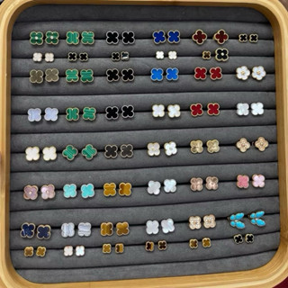  Hoa tai cỏ bốn lá titan không han gỉ sang chảnh sỉ toàn quốc 