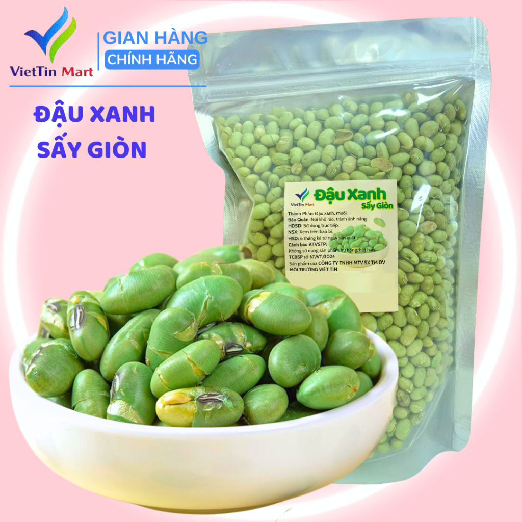 Đậu Xanh Sấy Giòn VietTin Mart