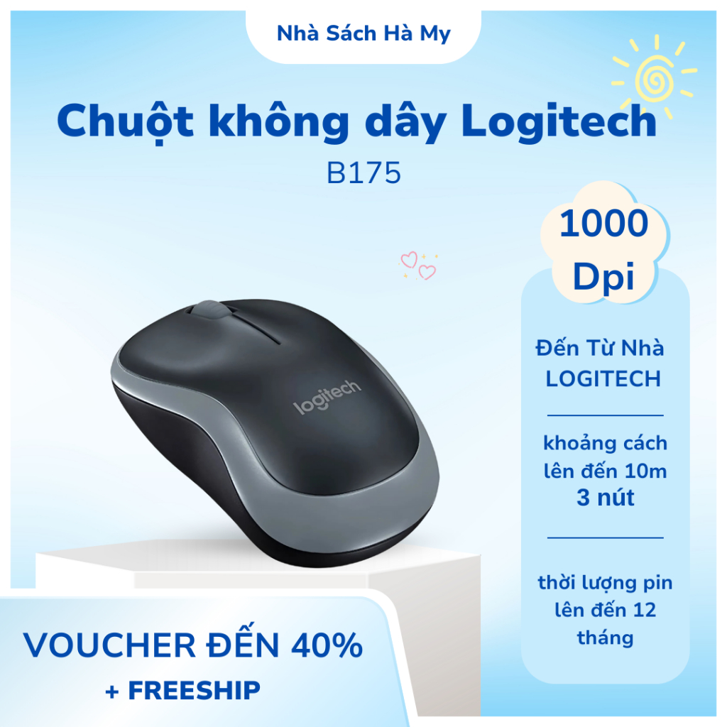 Chuột không dây Logitech B175