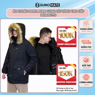  Áo Khoác Parka Nam GUNO Dư Xịn Lót Lông Cao Cấp APMG1B SP5 Menswear Dài Tay Có Mũ 24DANA192 