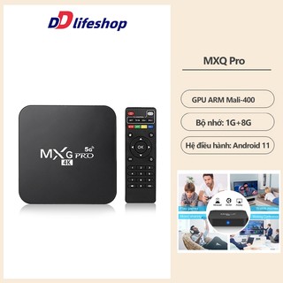 Android tv box MXQ pro 4K 5G,1GB + 8GB Máy Phát Đa Phương Tiện 4 Nhân 4K HD 3D Loại giao diện USB/WIFI/HDMI/AV/giao diệ