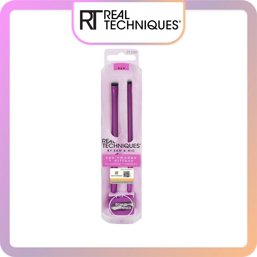 Set Cọ Kẻ Viền Và Nhấn Mắt RT Real Techniques Eye Smudge and Diffuse