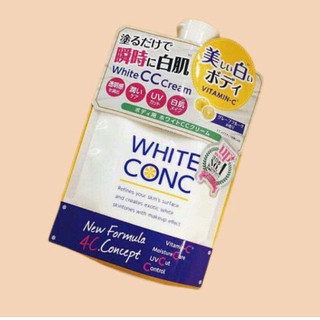  Kem Sữa Dưỡng Thể Trắng Da White Conc CC Cream Nhật Bản 200g 