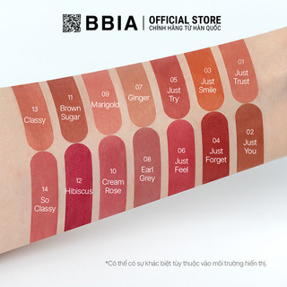 Son Thỏi Lì Bbia Last Powder Lipstick (6 màu) 3.5g