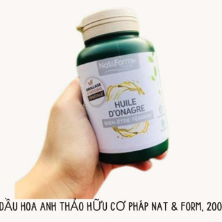 Tinh Dầu Hoa Anh Thảo Hữu Cơ Pháp NAT & FORM, 200 viên
