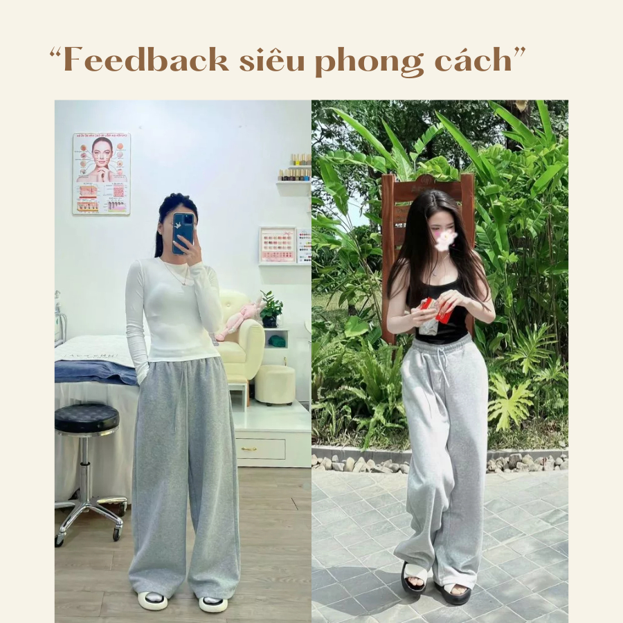Quần Nỉ Ống Rộng Pear.club, Quần nữ dài dáng suông BIGSIZE form rộng dài thể thao cá tính nhảy dance mùa hè đi biển Q86 | BigBuy360 - bigbuy360.vn