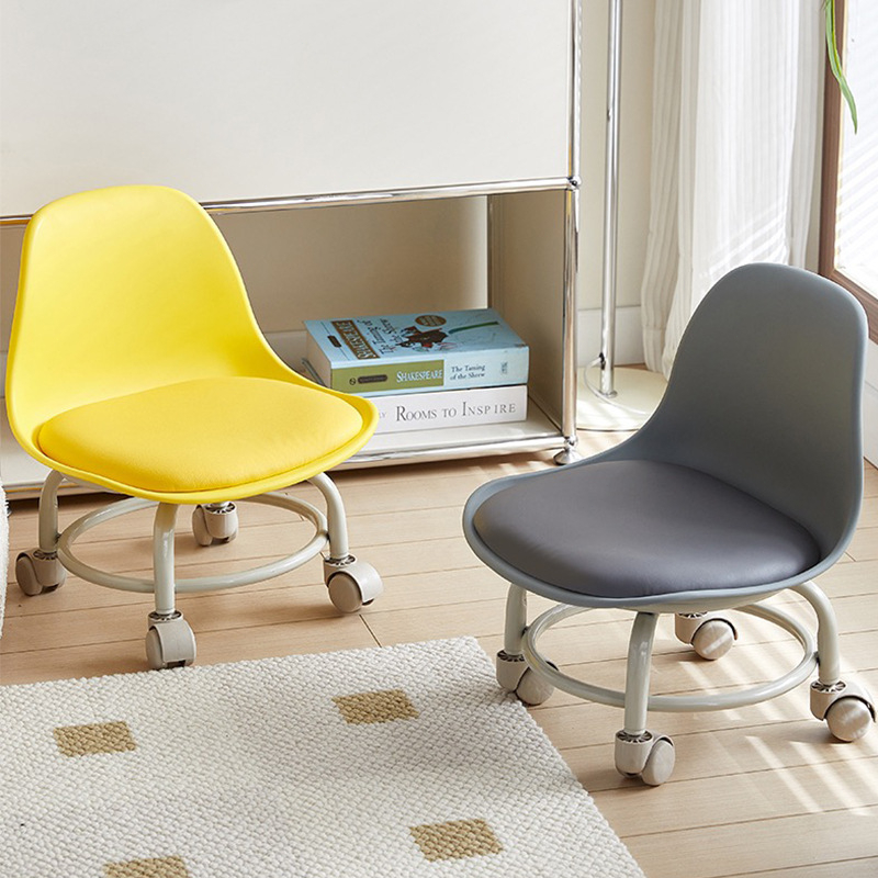 Ghế Ngồi Nhỏ Thương Hiệu iiko Có Bánh Xe Không Ồn Ghế Đẩu Cho Bé Ghế Tròn Xoay Bệt Đa Năng Có Nệm Êm Tiện Dụng | BigBuy360 - bigbuy360.vn