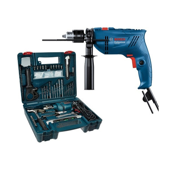 Máy khoan động lực GSB 600 (bộ set valy 100 món phụ kiện), Bosch