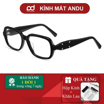Gọng kính cận thời trang nam nữ ANDU EYEWEAR dáng ovalsize dáng MAISON MM14 nhựa cao cấp 9097
