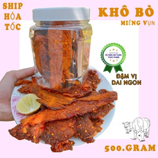 Khô Bò Vụn Mềm Hộp 500.Gram - Khô Bò Củ Chi Ngon