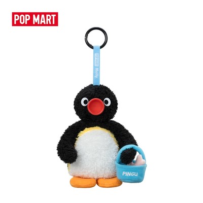 POP MART Baby Molly × Pingu Happy Fishing Series-Vinyl Plush Pendant Blind Box Action Toys Figure Birthday Gift Kid Toy