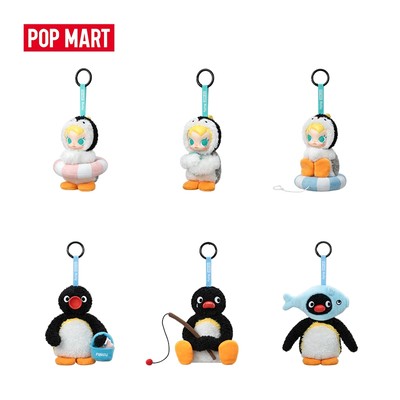 POP MART Baby Molly × Pingu Happy Fishing Series-Vinyl Plush Pendant Blind Box-Whole set link