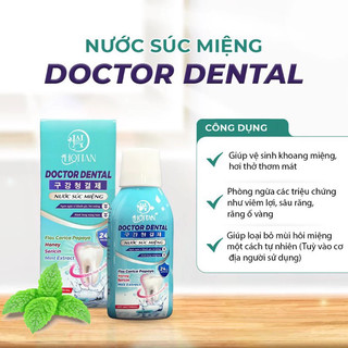 Nước Súc Miệng Họng Sinh Học Doctor Nano Anti Virus giúp kháng khuẩn, sát khuẩn - Chai 250ml