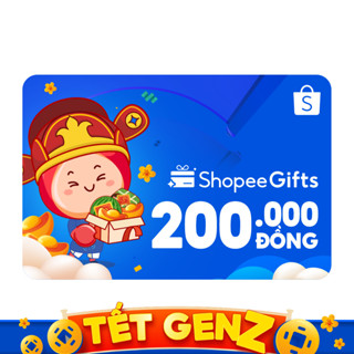 Thẻ quà tặng ShopeeGifts mệnh giá 200.000 VND