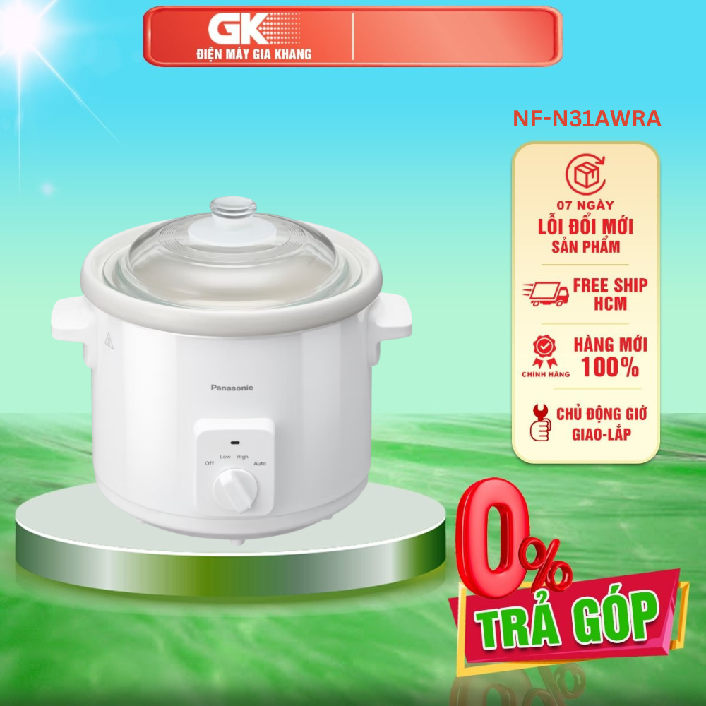 [K3] PANT-NF-N31AWRA - Nồi Nấu Chậm Panasonic NF-N31AWRA-