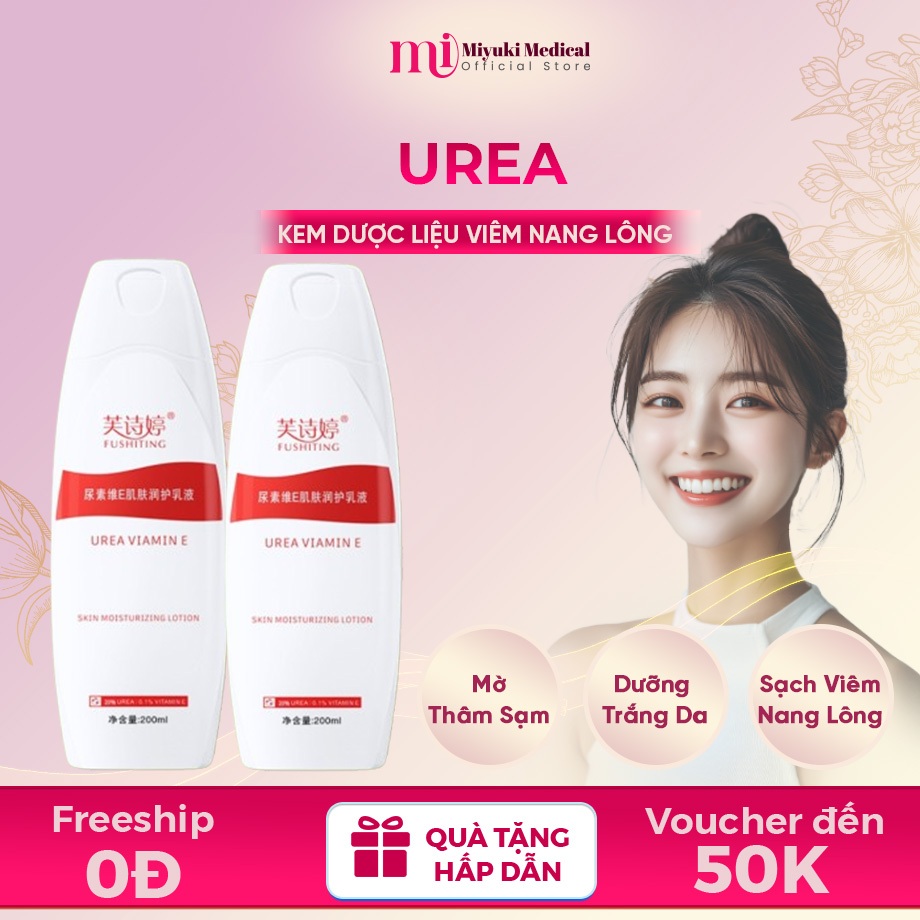 Kem Da Liễu Viêm Nang Lông UREA - Kem UREA Cải Thiện Viêm Nang Lông, Giảm Thâm, Dưỡng Trắng, Cấp Ẩm