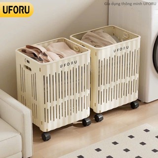 Giỏ đựng đồ quần áo đa năng gấp gọn UFORU có bánh xe di động thiết kế thông minh sử dụng tiện lợi - UF685