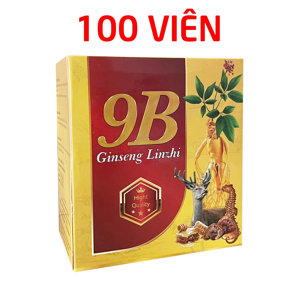 Vitamin tổng hợp 9B Ginseng Linzhi giúp ăn ngon, tăng sức khỏe, sức đề kháng - 100 viên