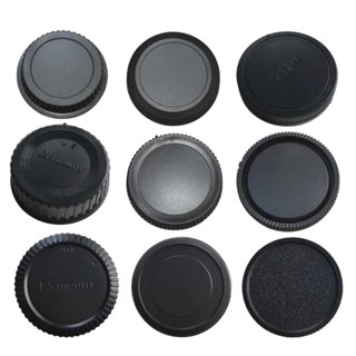 Nắp đuôi lens và đậy body cho máy ảnh Canon/ Fuji/ Niko/Sony size theo ngàm của máy ảnh.