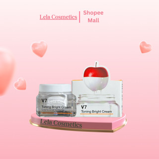 Kem Dưỡng Trắng Da V7 Toning Bright GC Hàn Quốc, Hũ Mini 15Gr Dưỡng Trắng Căng Bóng Mịn Màng