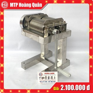 Máy thái bì heo, da heo QUAY TAY - LÔ INOX