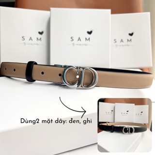 Thắt lưng nữ CD bản cao cấp dùng 2 mặt dây size 2.5cm ( ảnh thật)