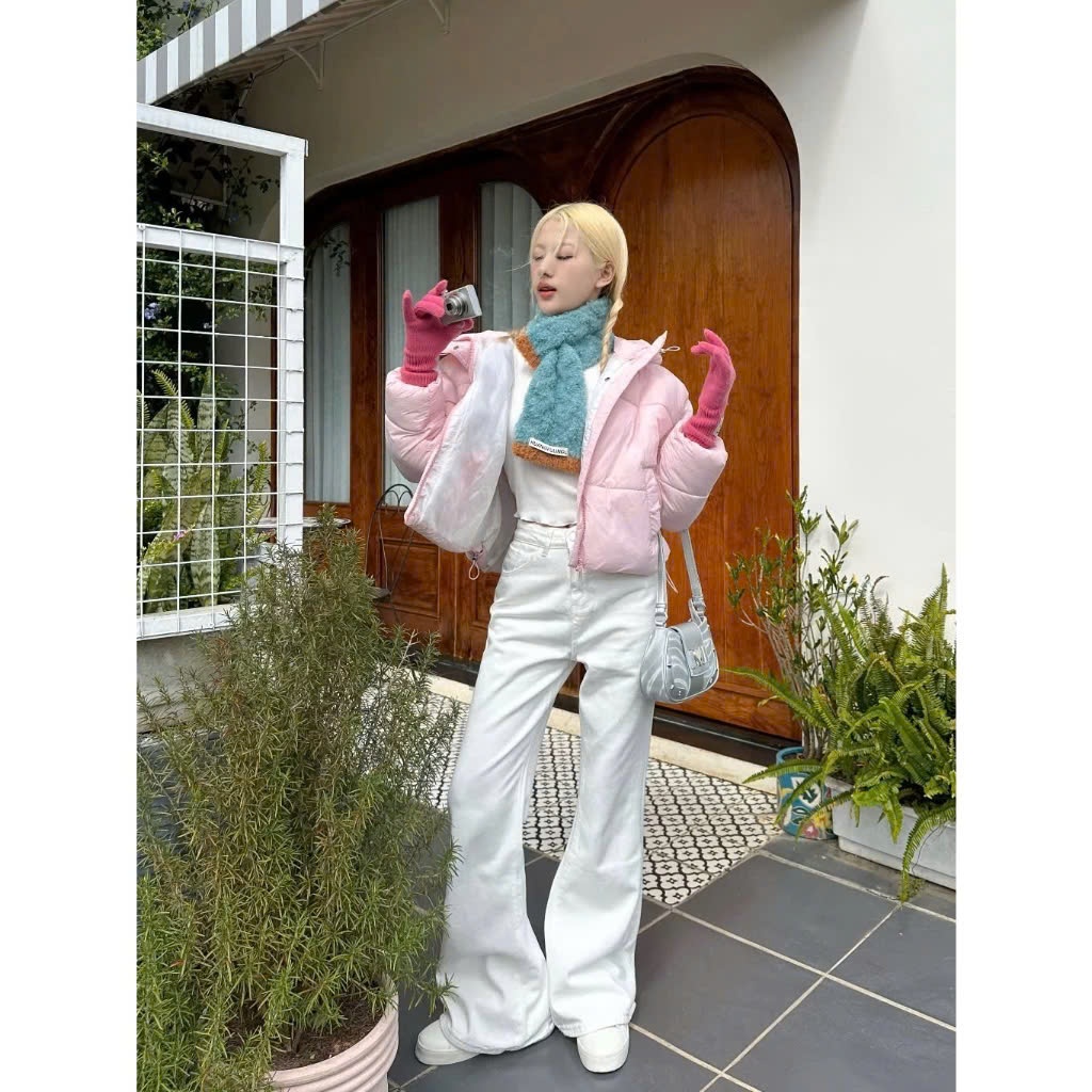 Áo Khoác Phao Béo Dáng Croptop FORLY STUDIO Chần Bông Dày Dặn Phồng Siêu Nhẹ Siêu Ấm Phong Cách Trẻ Trung T034 | BigBuy360 - bigbuy360.vn