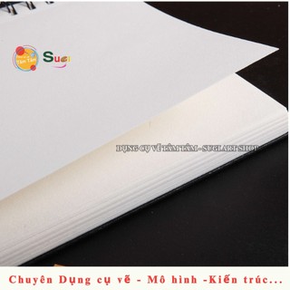 Sketchbook, sổ canson vẽ chì A5 (Lò xo bìa đen)-potentate