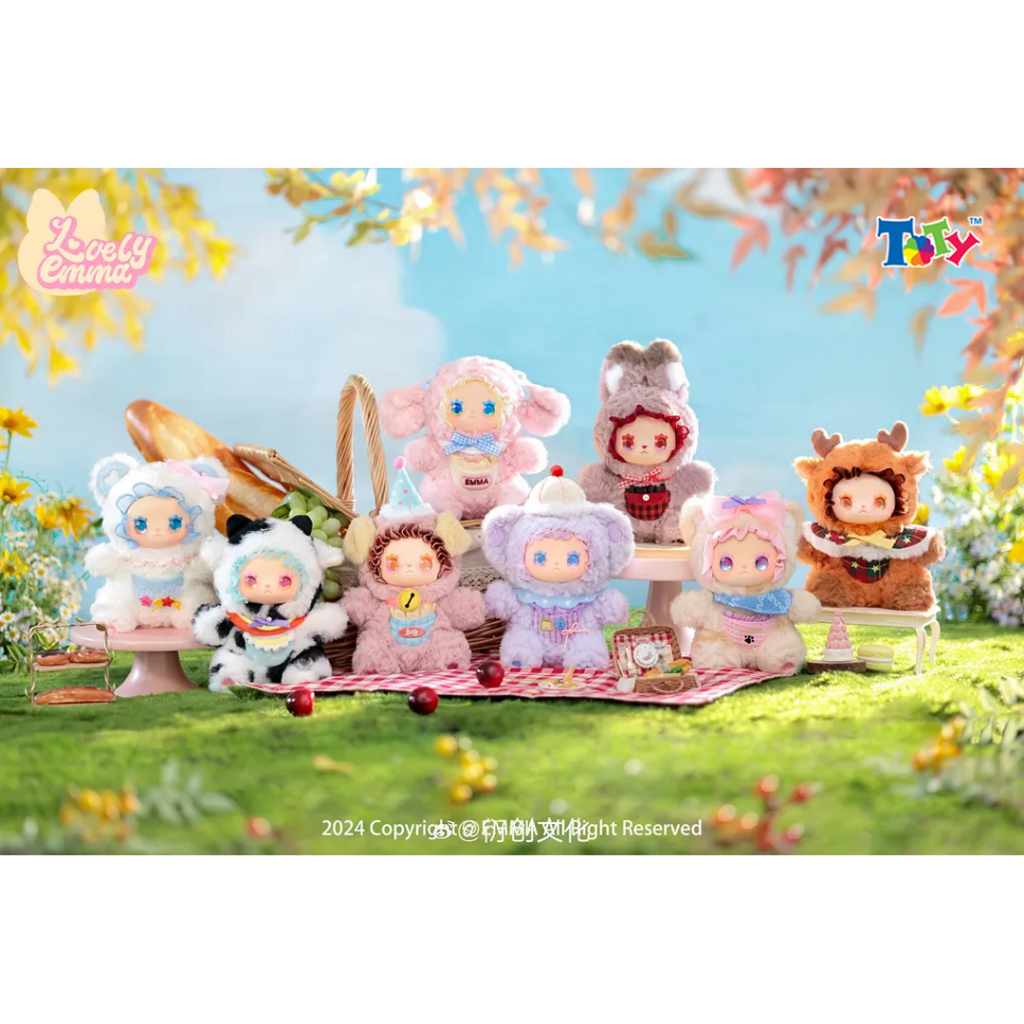 (Chính Hãng Lucky Emma) Mô Hình Thú Bông Blind Box LOVELY EMMA - Pocket Zoo - RE52