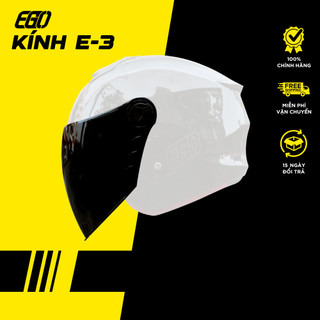 Kính Chắn Gió Mũ EGO E-3 Tháo Lắp Chống Bụi Chống Nắng (Không Bao Gồm Mũ) [Chính Hãng]