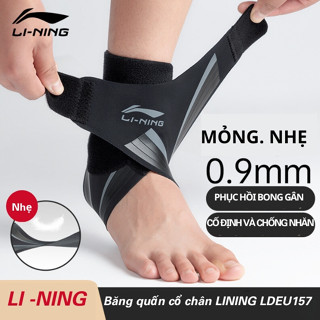 Băng quấn cổ chân thể thao LINING LQAL157, băng quấn cố định khớp hạn chế bong gân SP048