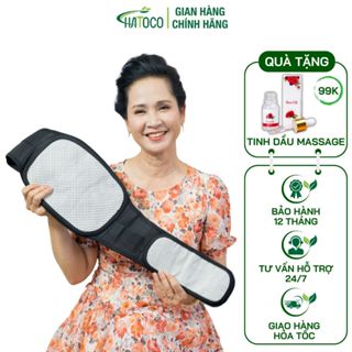 Đai Lưng Hatoco Đá Nóng Giúp Cố Định Cột Sống, Hỗ Trợ Thoát Vị Đĩa Đệm, Giảm Đau Mỏi Lưng Hiệu Quả