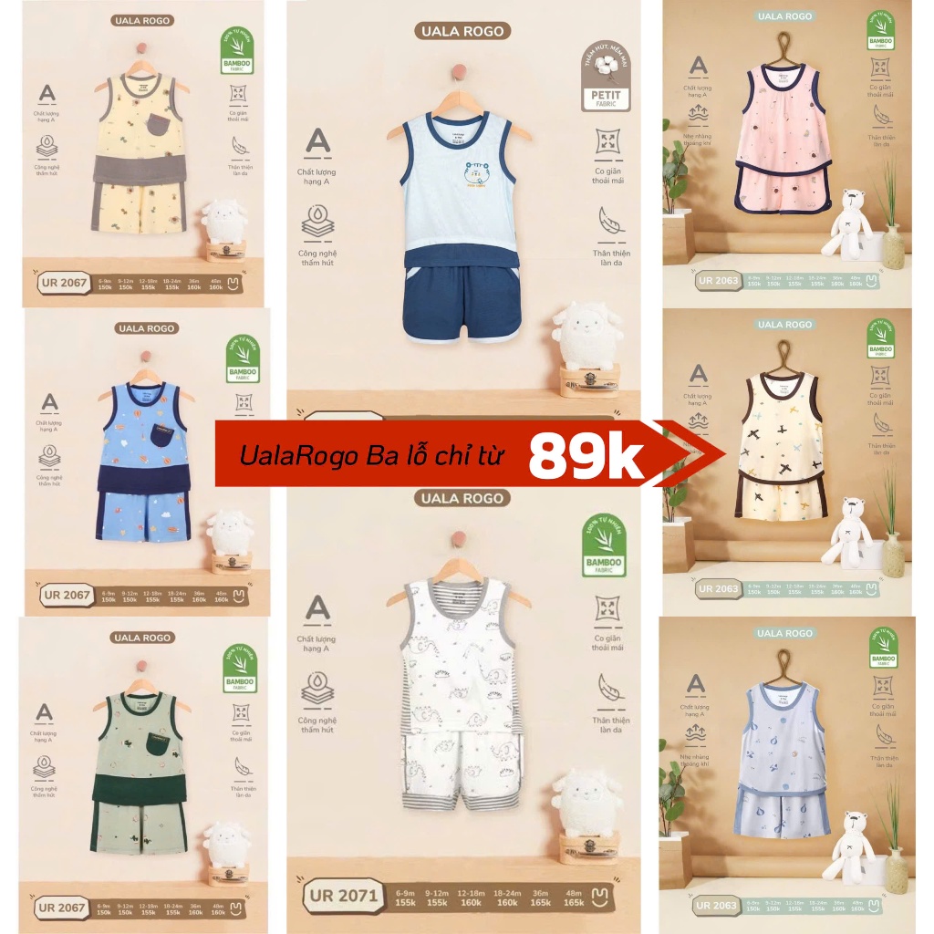 UalaRogo BST Ba lỗ lẻ size BIG SALE chỉ từ 89k 💝 MOM'S MÍA