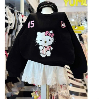 Áo Sweater Nữ Áo Nỉ Hello Kitty Form Rộng Chuẩn Hàng Loại 1 Chất Siêu Dày Phong Cách Hàn Quốc