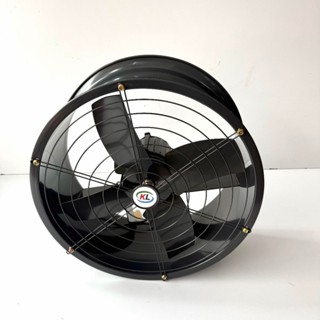 Quạt Thông Gió " Màu Xám " - Quạt hút công nghiệp - Quạt Tròn Tản Nhiệt - Hướng Trục - Đường Kính 500