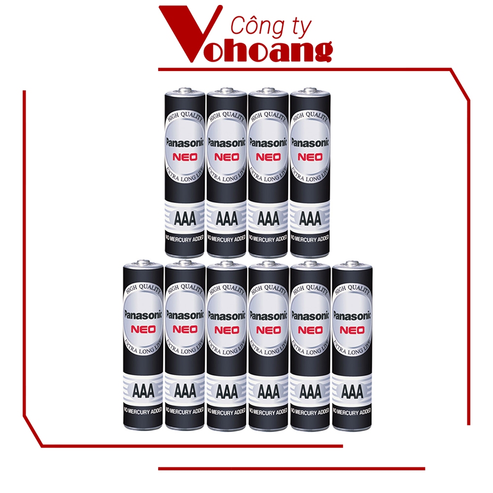 Bộ 10 pin AAA Panasonic R03NT không sạc không chảy nước (không chứa chì)