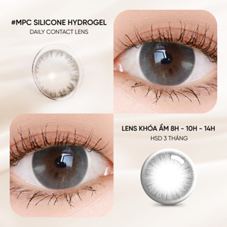 Kính áp tròng khoá ẩm 14H 3 Tháng CARASE, Lens cận màu xám LAVIER GRAY (1 bên mắt)