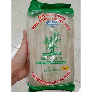 BÁNH PHỞ SẤY KHÔ  MỸ THO loại A  400 gr cọng to 10 mm