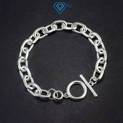 Lắc tay bạc nam mắt xích to phong cách Hiphop năng động, trẻ trung LTA0182 - Trang Sức TNJ