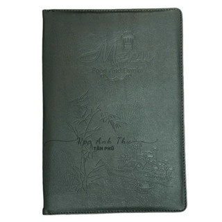 210 - CUỐN MENU - BÌA MENU DA 10-20 LÁ CAO CẤP( KT BÌA : 20x30cm)